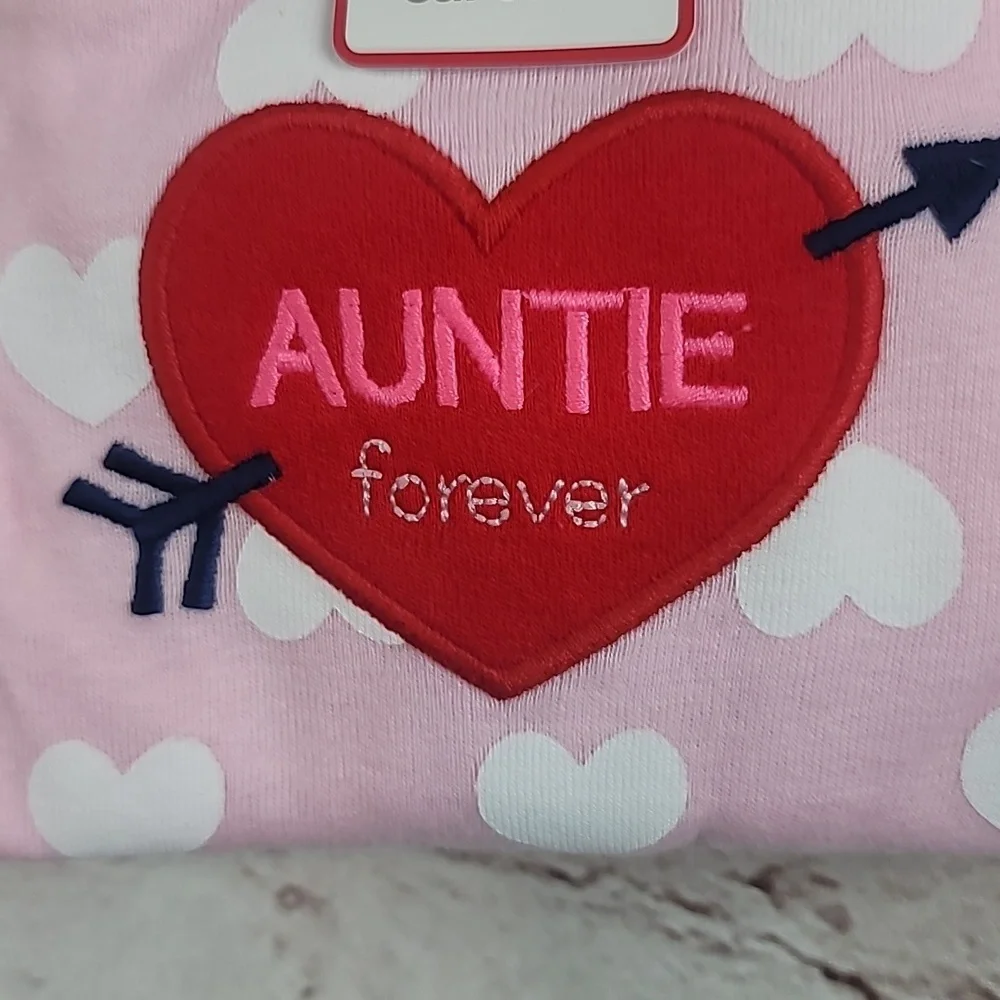 carter's aunite forever long sleeve shirt girls 9 mo new nwt